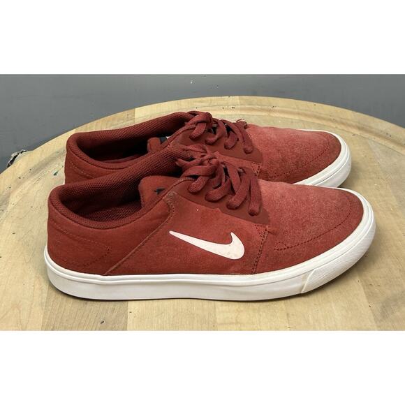 Nike SB Portmore GS 725108 602 Red Sneaker‎ Boys 5 Youth Skateboarding Shoe - Picture 6 of 8
